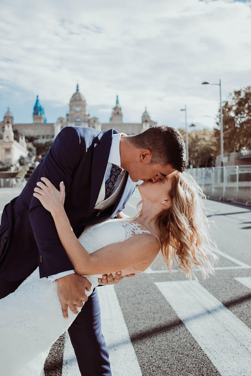 Bride in Cosmic Wedding Gown